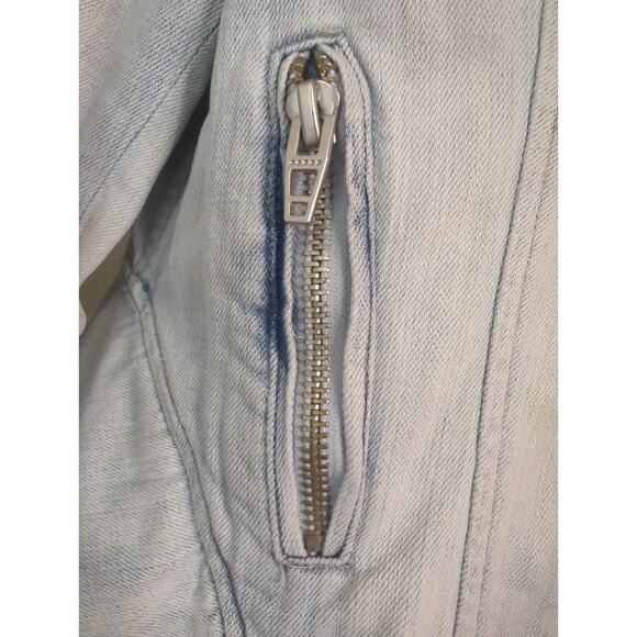 Blank NYC denim 90s style light wash part time lover jacket lg - Picture 3 of 9